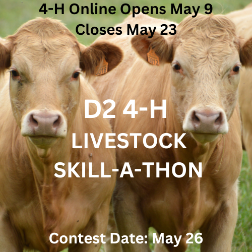 Livestock SkillaThon District 2 4H and Youth Development